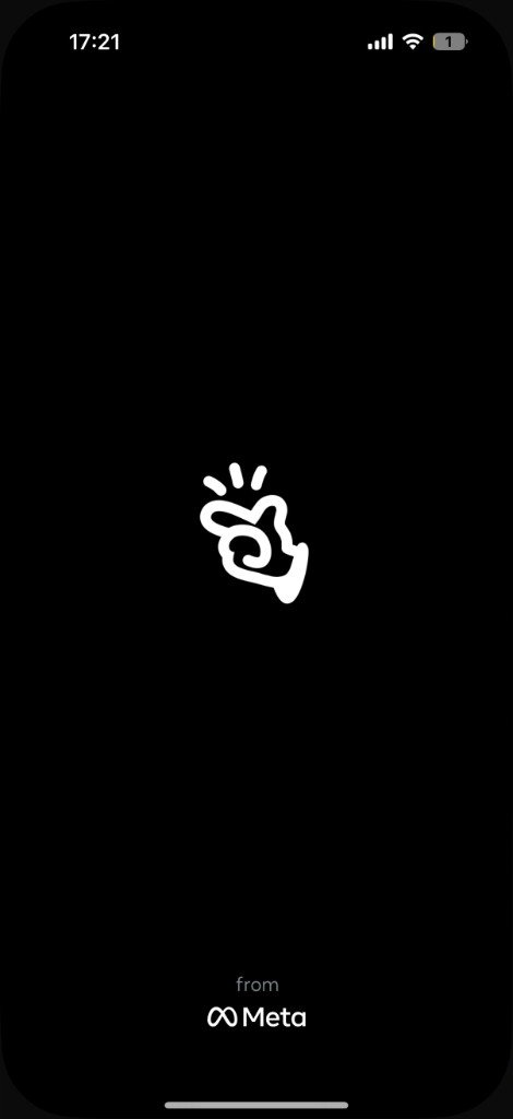 Ecrã de ligação do Instagram no Manus com login Meta